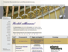 Tablet Screenshot of klavierstimmer.org