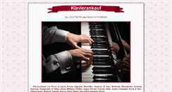 Desktop Screenshot of klavierankauf.klavierstimmer.com